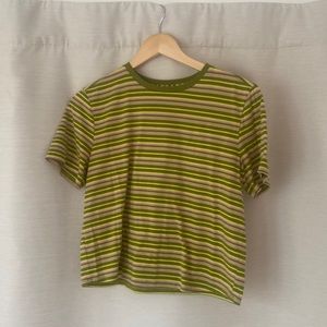 Outdoor Voices Striped Tshirt